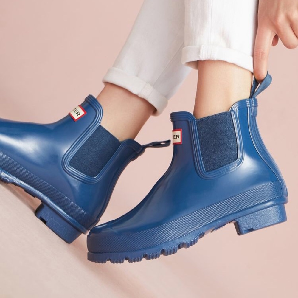 NWB Anthropologie Hunter Chelsea Rain Boots, Sz 7